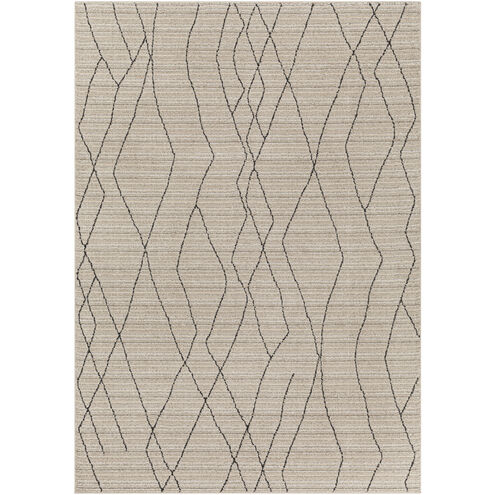 Cozy 108 X 79 inch Taupe Rug, Rectangle