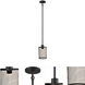 Springdale LED 4.75 inch Antique Bronze Mini Pendant Ceiling Light