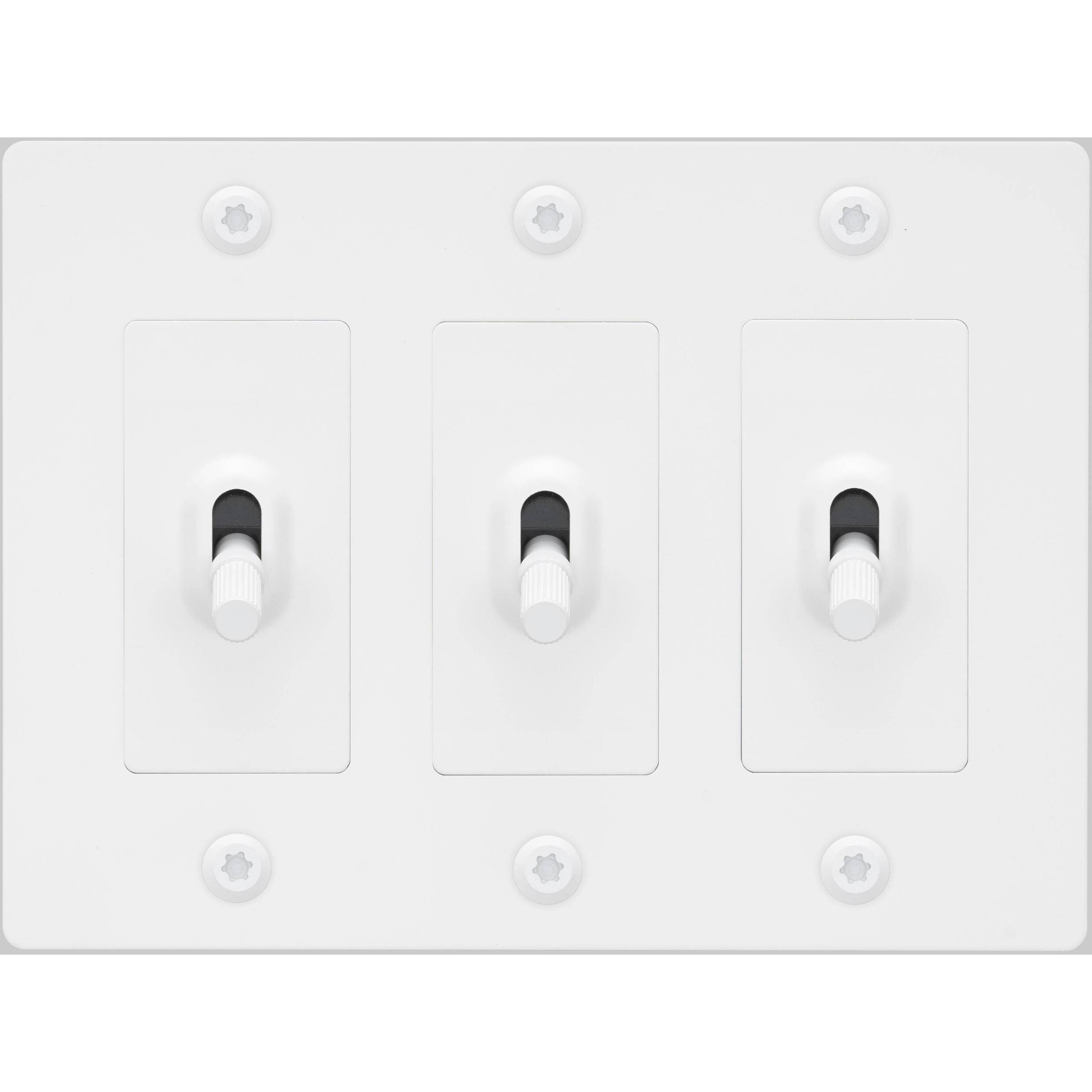 3G Toggle 120-277 White Light Switch