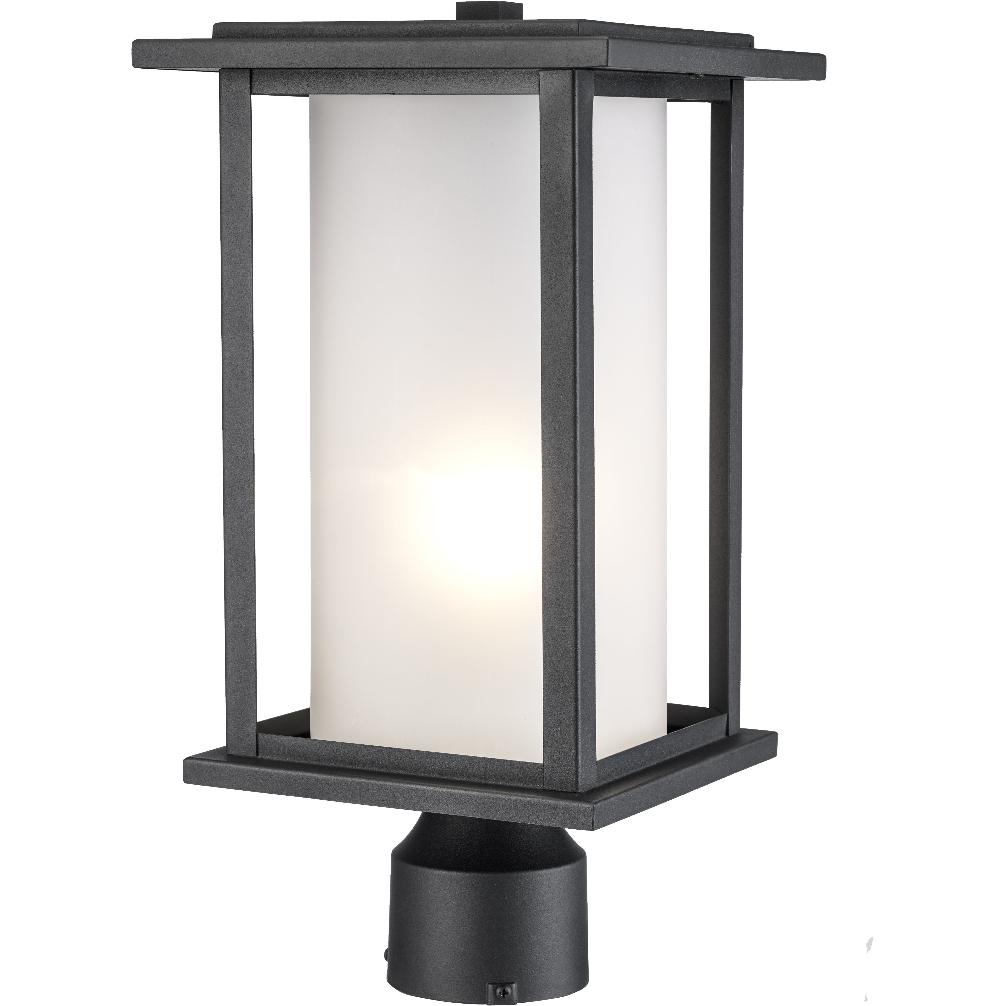 Shaakar 1 Light 16 inch Black Outdoor Post Lantern Head