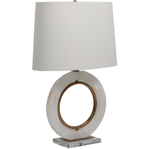 Janelle 26.5 inch Antique Brass Table Lamp Portable Light