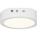 Slim LED 7 inch White Flush Mount Ceiling Light