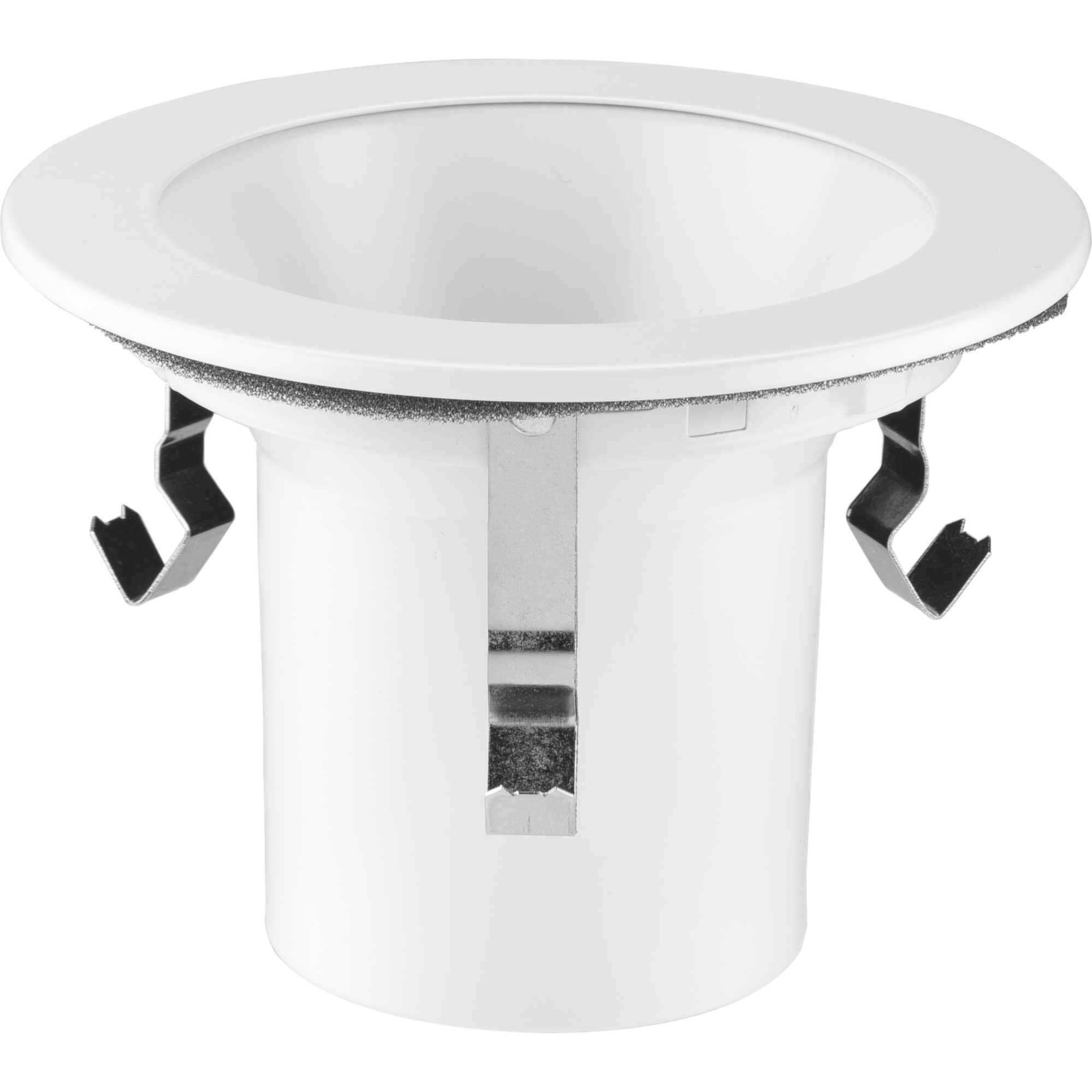 4in Recessed Trim PAR20 Satin White Open Shower Trim