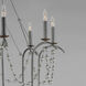 Formosa 8 Light 32 inch Golden Noir Chandelier Ceiling Light