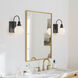 Hex LED 5.75 inch Black Wall Sconce Wall Light