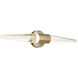 Beaumont LED 28 inch Noble Brass Bathroom Vanity Light Wall Light