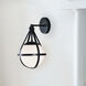 Colby 1 Light 9.25 inch Black Sconce Wall Light
