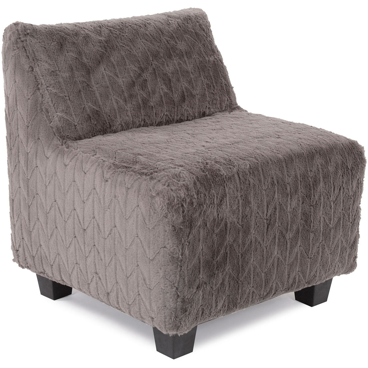 Pod Angora Stone Chair with Slipcover