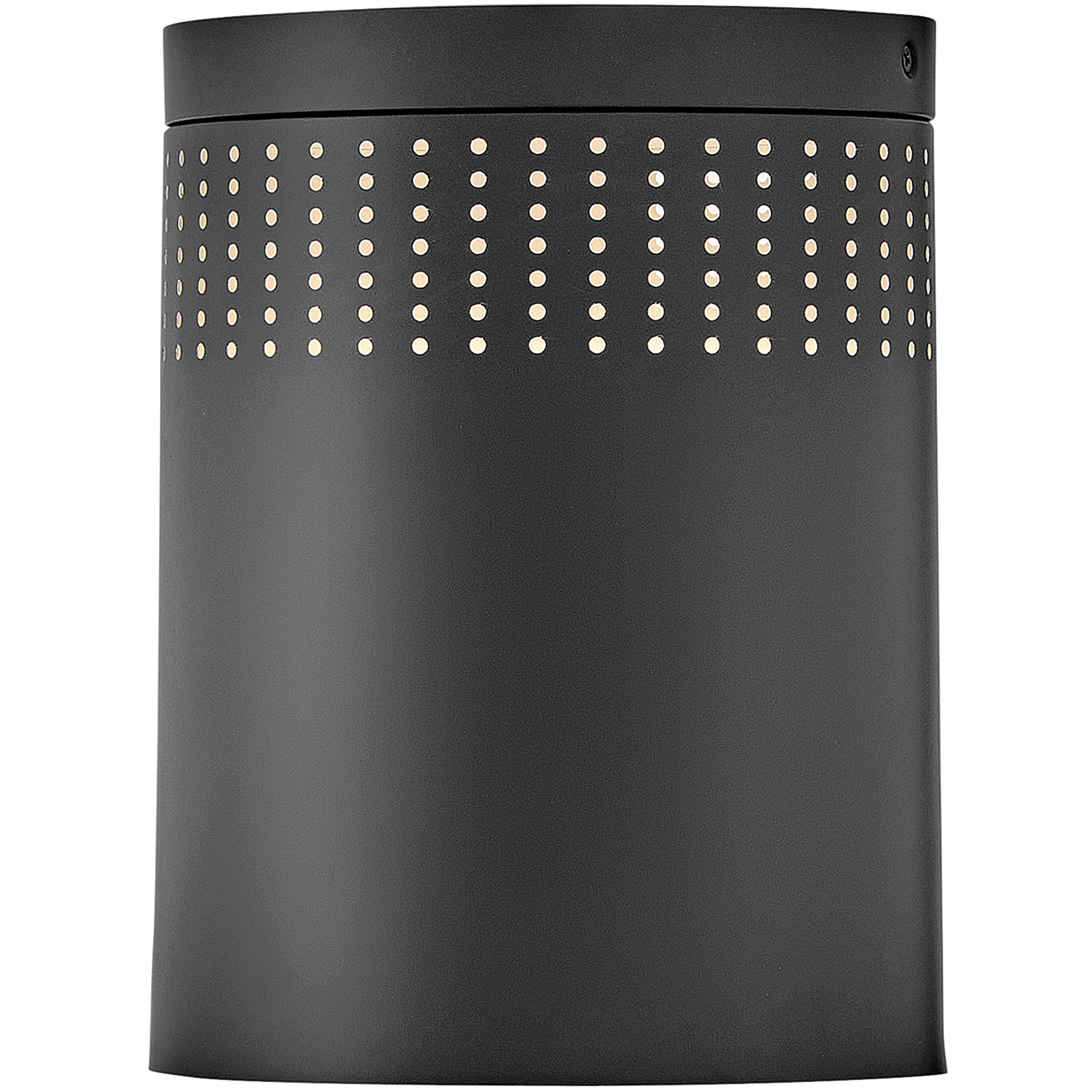 Casey 1 Light 7.5 inch Black Flush Mount Ceiling Light