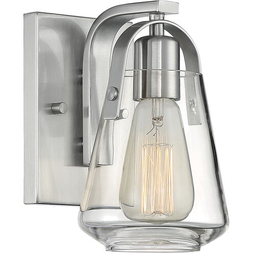 Skybridge 1 Light 5 inch Brushed Nickel Vanity Light Wall Light