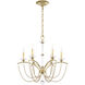 Priscilla 6 Light Heirloom Silver Chandelier Ceiling Light in Bronze Pearl, Adjustable Height
