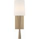 Trenton Bath Sconce Wall Light in Aged Brass