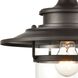 Renninger 1 Light 11 inch Oil Rubbed Bronze Outdoor Pendant