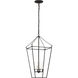 Marie Flanigan Malloy LED 14 inch Aged Iron Open Frame Forged Lantern Ceiling Light