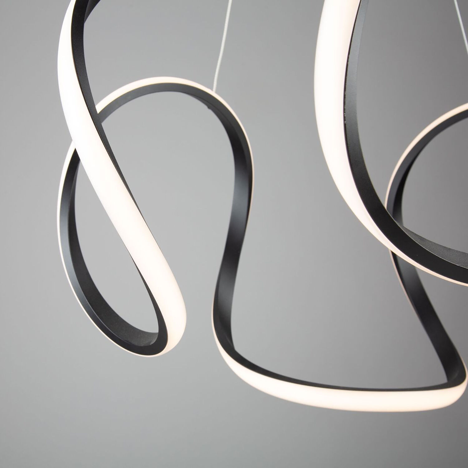 Mira LED 24.8 inch Black Pendant Ceiling Light