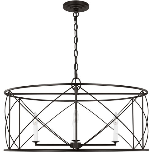 C&M by Chapman & Myers Beatrix 4 Light 30.00 inch Pendant