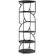 Rain 86 X 31 X 31 inch Matte Black Shelf