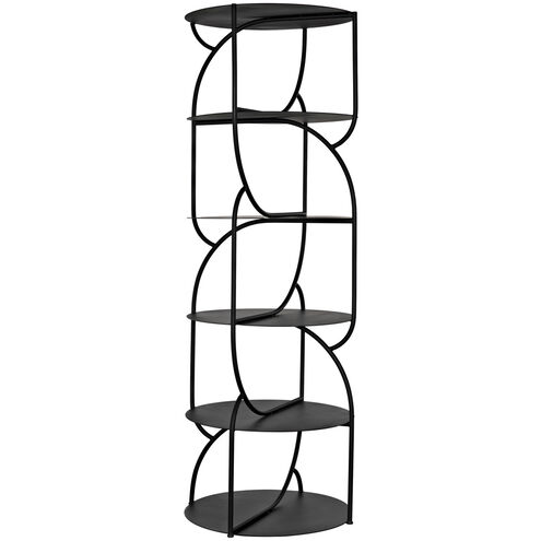 Rain 86 X 31 X 31 inch Matte Black Shelf