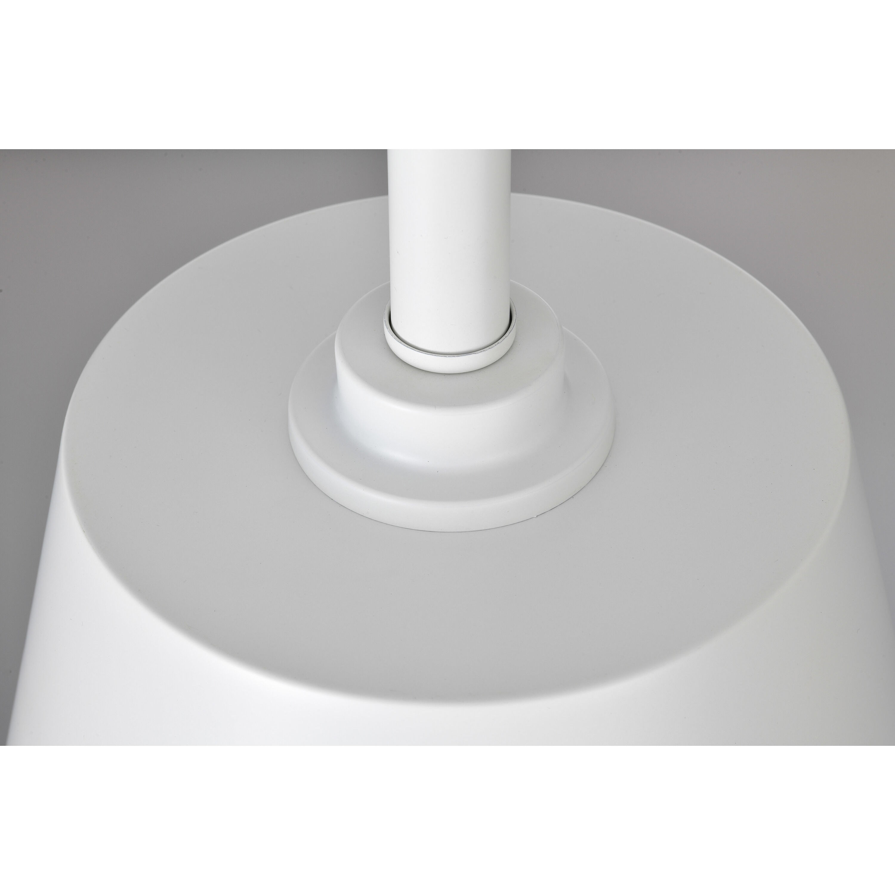 Alexis 1 Light 11 inch Matte White Pendant Ceiling Light