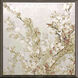 Fragile Beauty Pink and Beige and White Framed Art