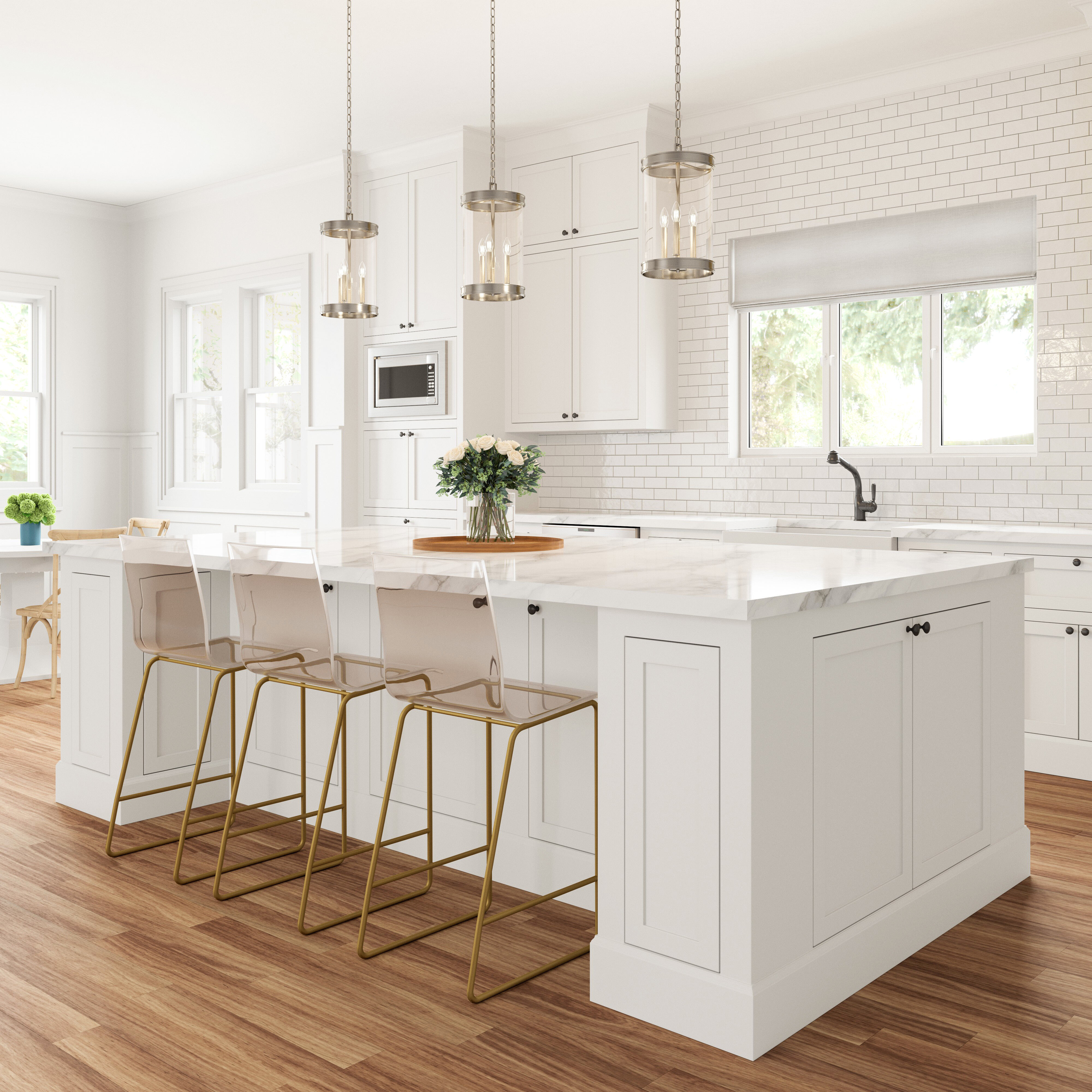 Mendoza Pendant Ceiling Light in Polished Nickel