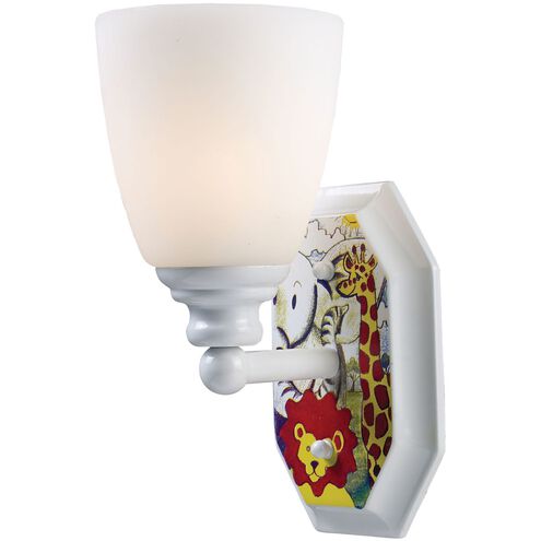 Kidshine 1 Light 5 inch White Sconce Wall Light