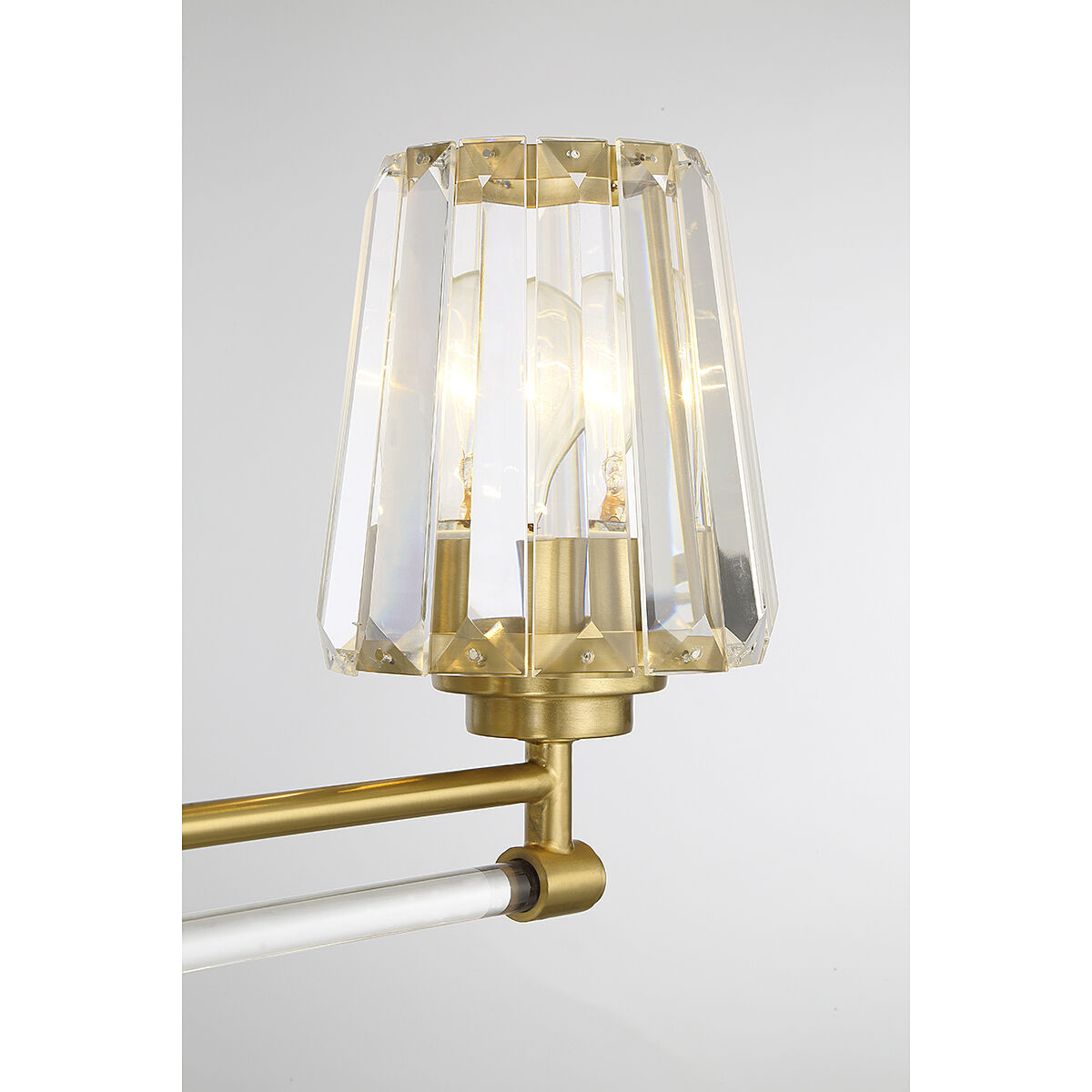 Garnet 3 Light 24 inch Warm Brass Bathroom Vanity Light Wall Light