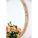 Thayne 27.5 X 27.5 inch Natural Wood Wall Mirror