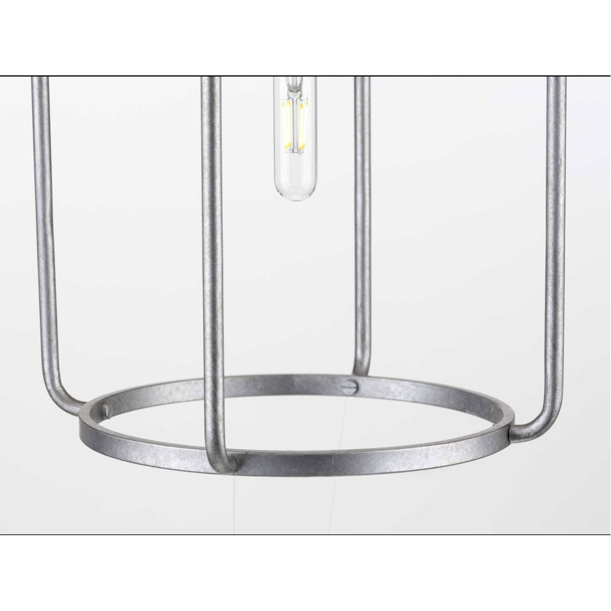 Bonn 4 Light 14.5 inch Galvanized Pendant Ceiling Light