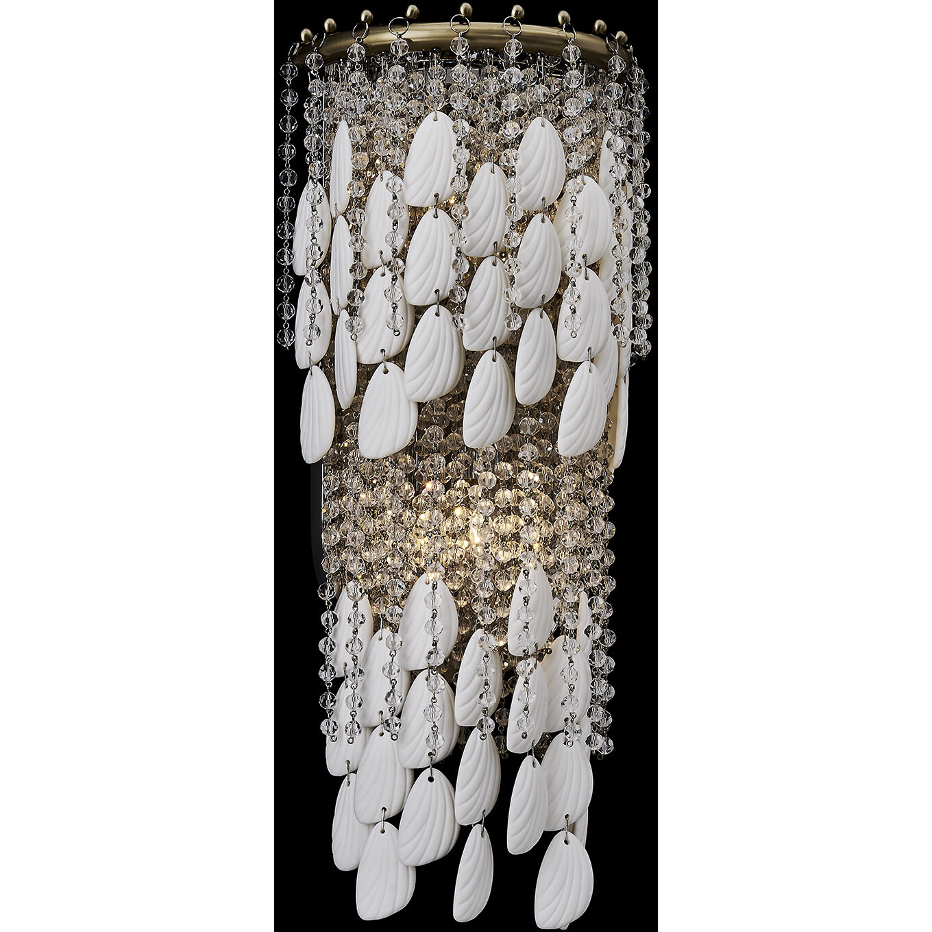 Farfalle 2 Light 8.75 inch Brushed Champagne Gold Wall Sconce Wall Light