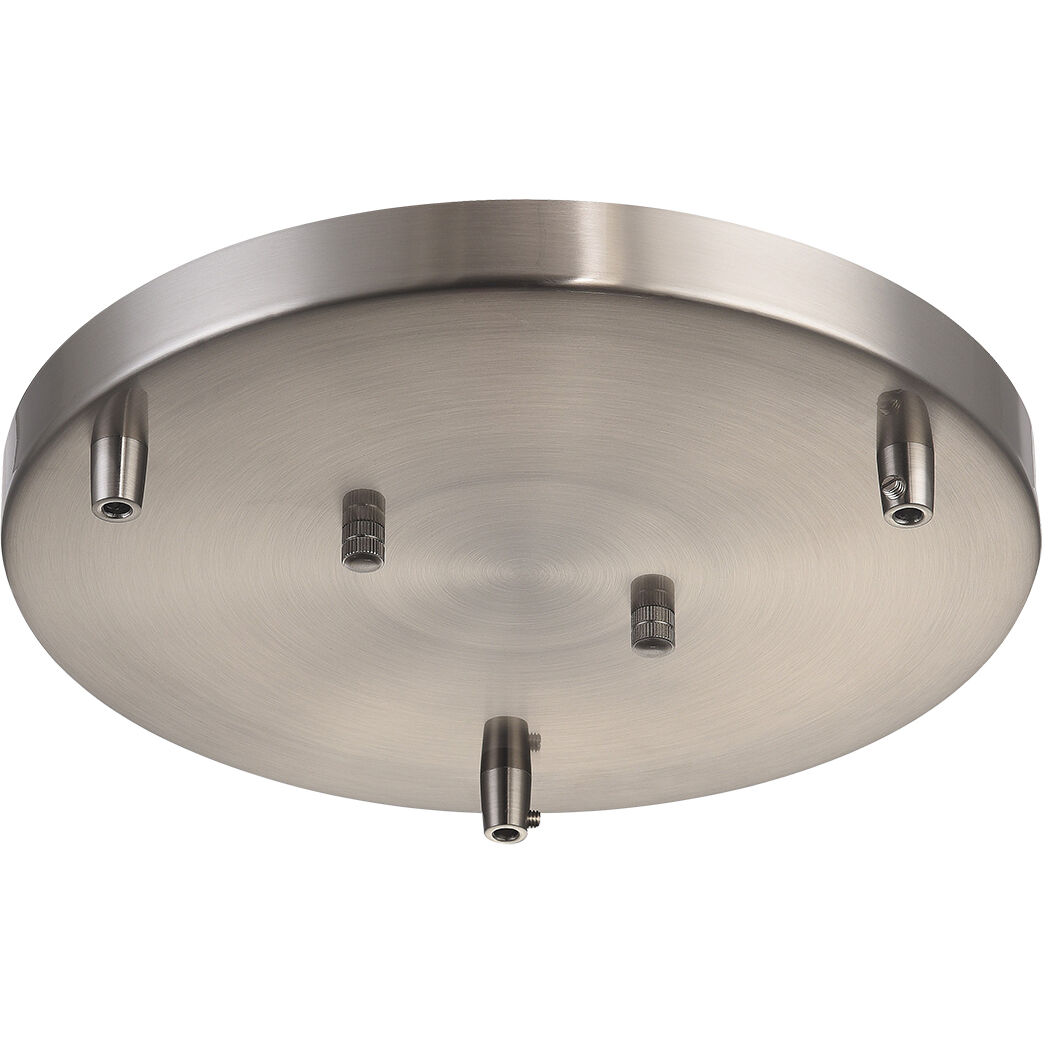Leo 11 inch Brushed Nickel Multi Ceiling Canopy Ceiling Light