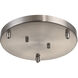 Leo 11 inch Brushed Nickel Multi Ceiling Canopy Ceiling Light
