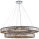 Rondelle 36 Light 60 inch Polished Chrome Pendant Ceiling Light in Firenze