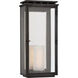 Chapman & Myers Cheshire 1 Light 23.75 inch Aged Iron Outdoor Wall Lantern, Large