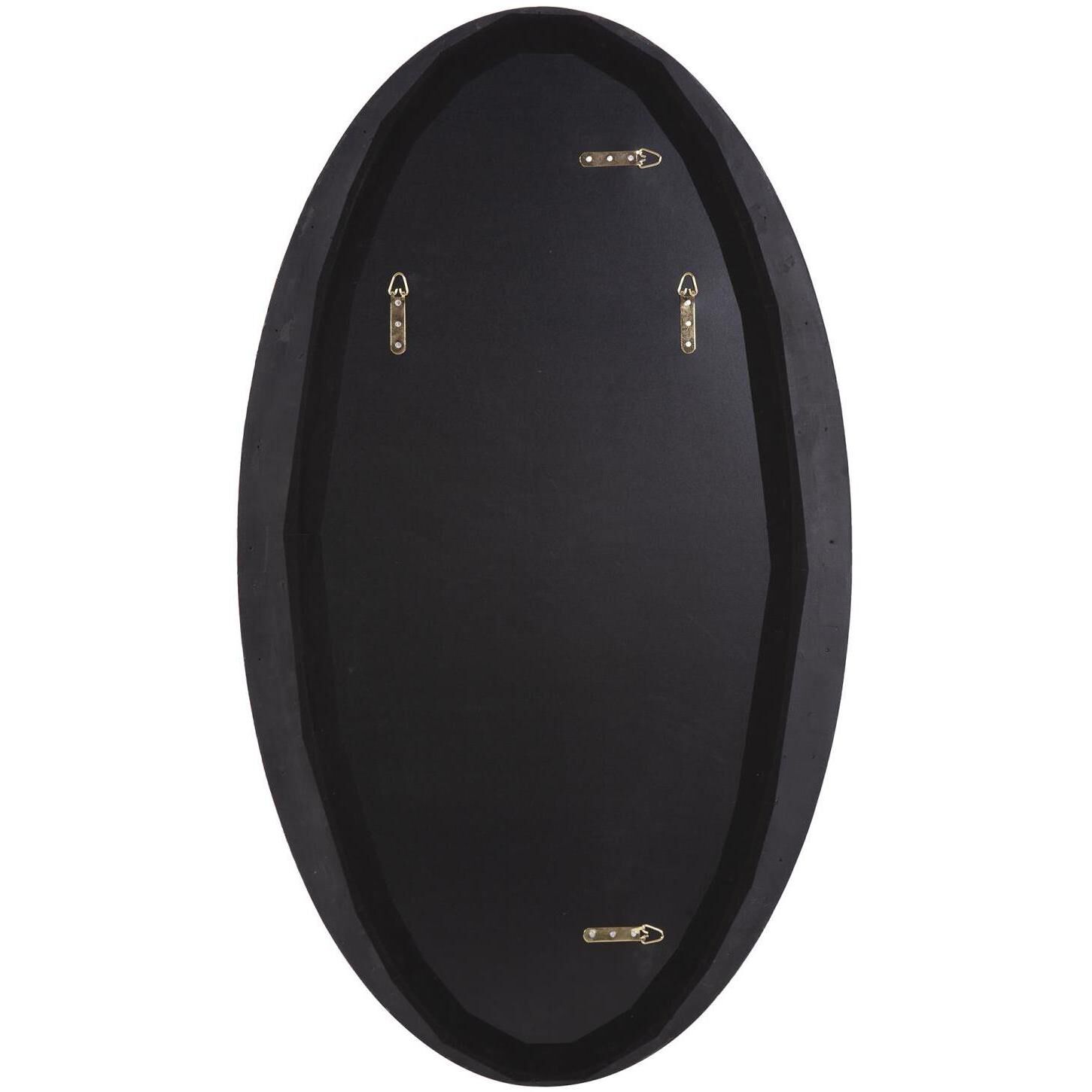 Rania 49 X 28 inch White and Gold Wall Mirror