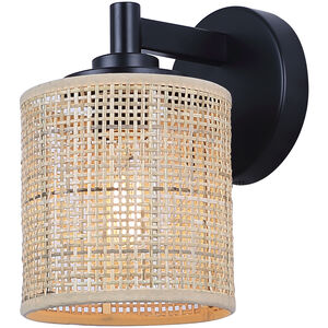 Meadow 1 Light 7.5 inch Black Vanity Light Wall Light