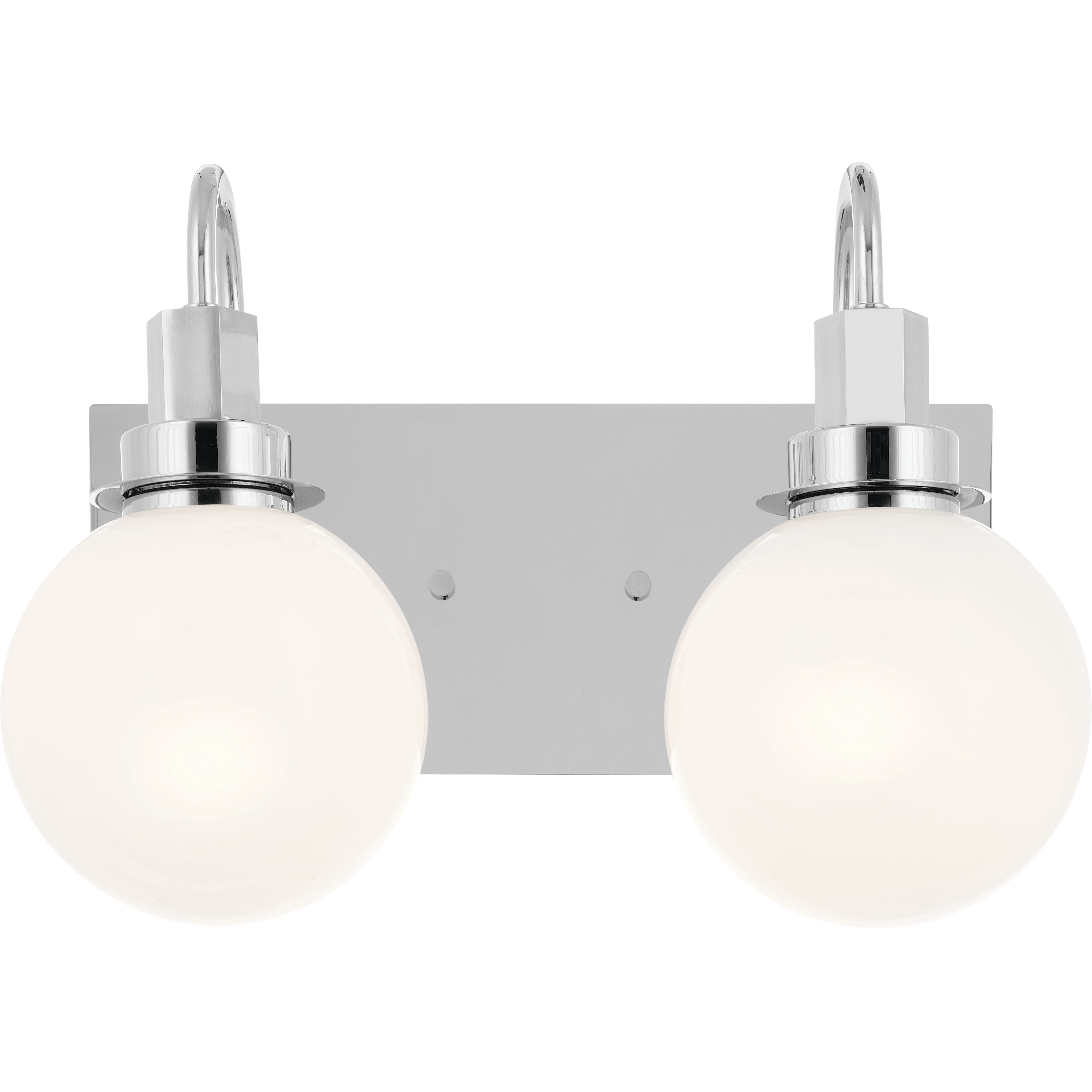 Hex LED 14.25 inch Chrome Bathroom Vanity Light Wall Light