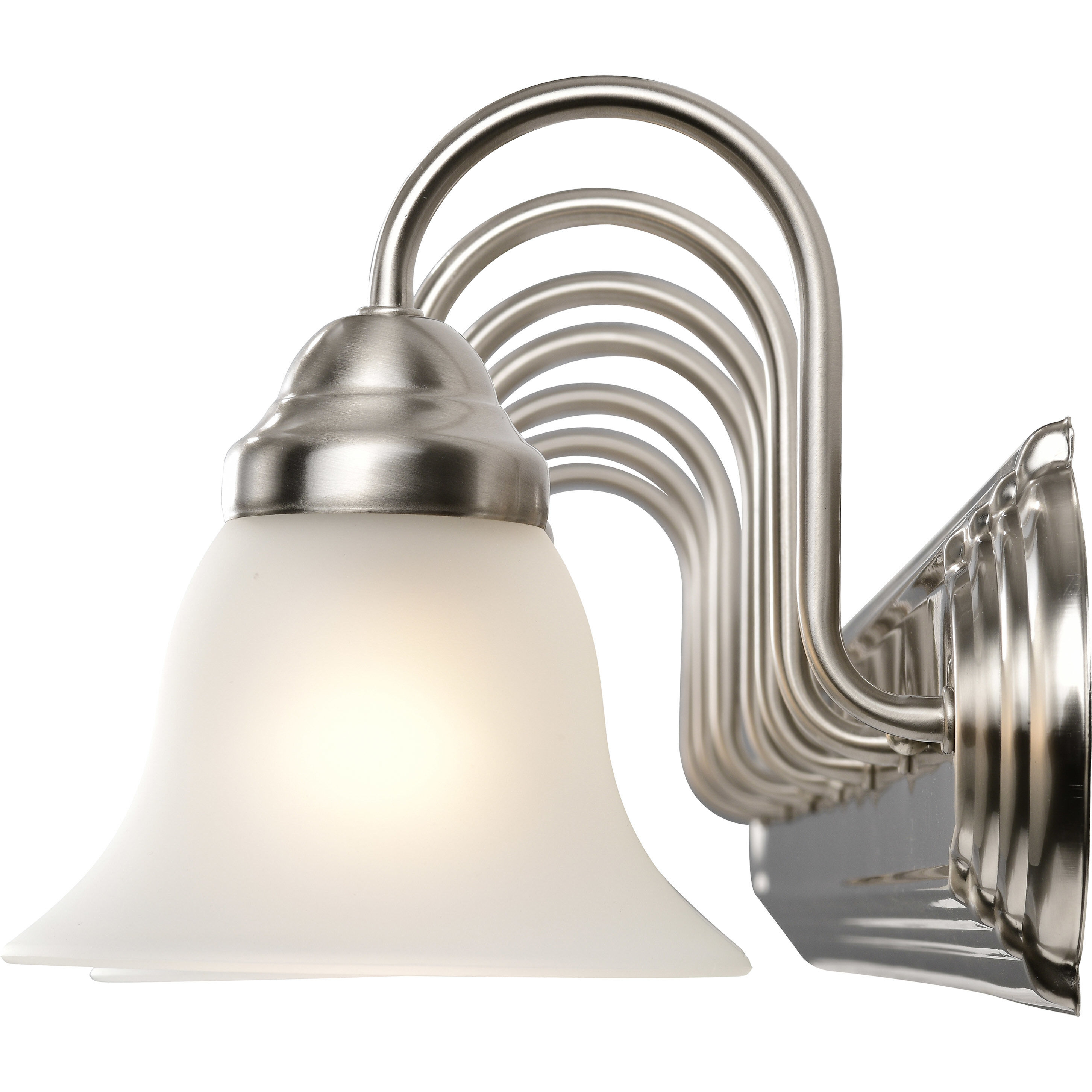 60 inch brushed nickel vanity light top