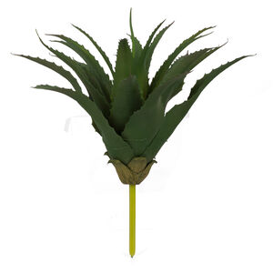 Faux Aloe Green Floral Décor