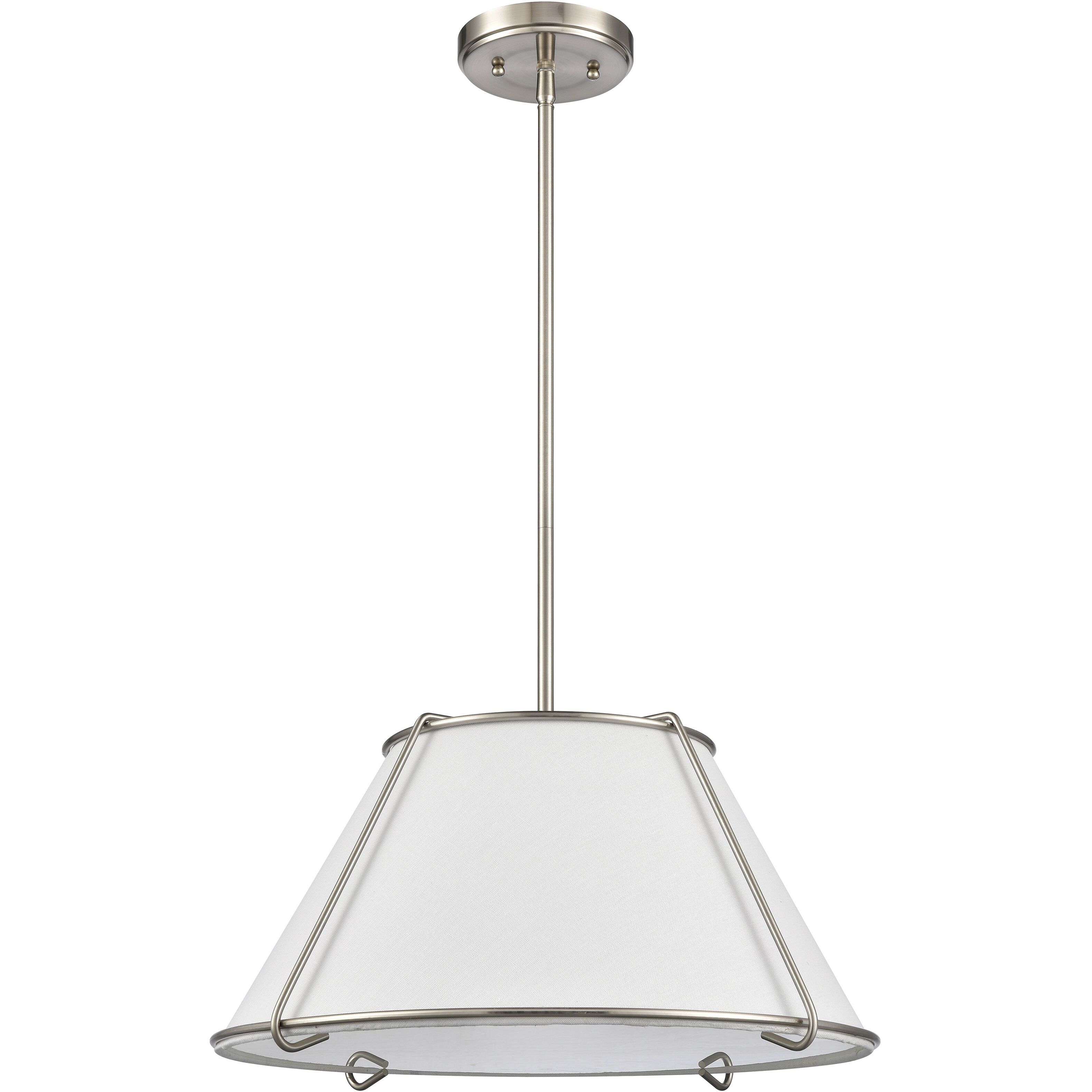 Regalia Pendant Ceiling Light in Satin Nickel