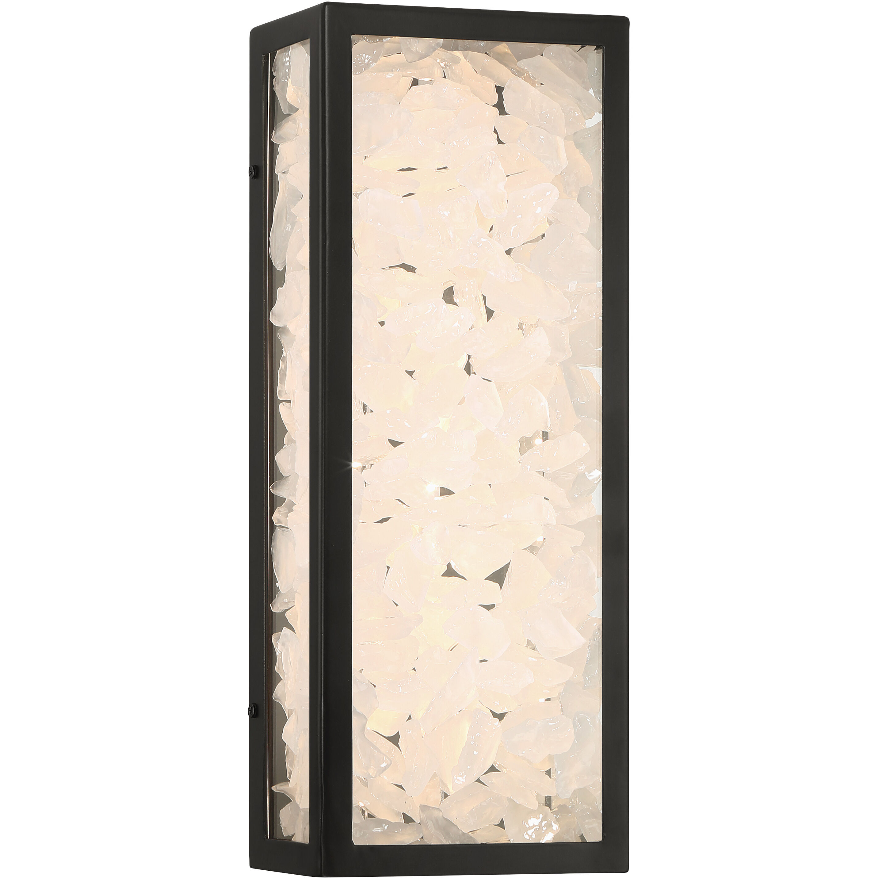 Great Outdoors Salt Creek LED 16 inch Coal Outdoor Wall Sconce