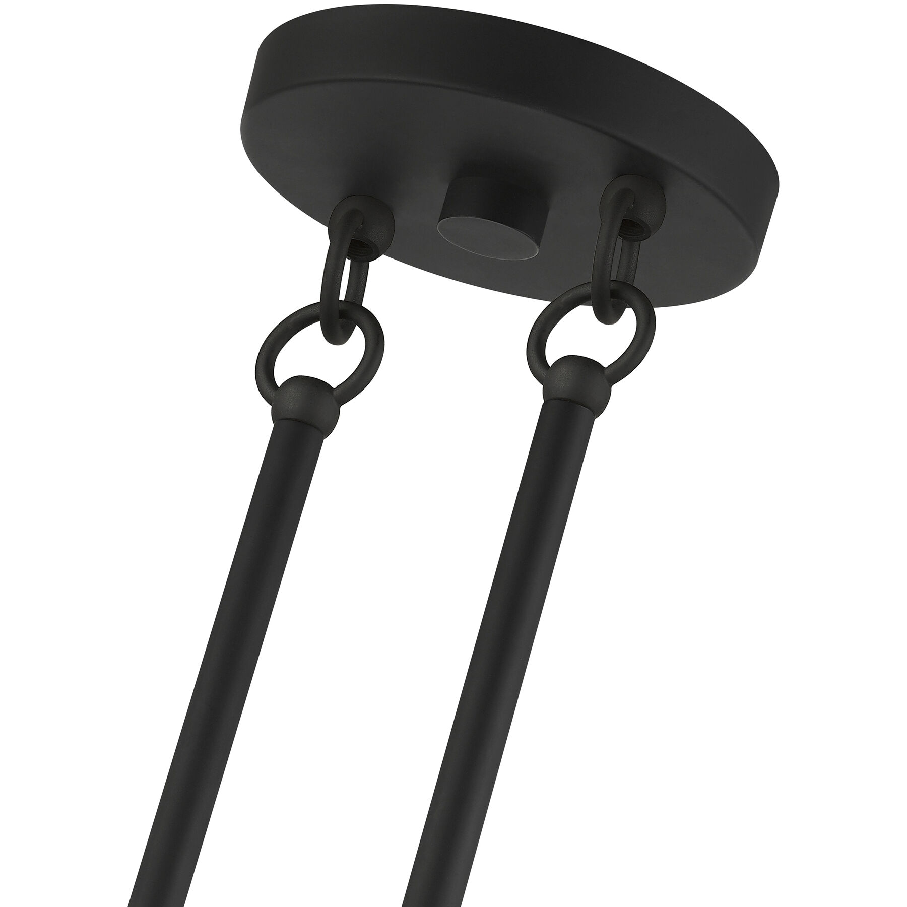 Glendon 3 Light 30 inch Black Linear Chandelier Ceiling Light