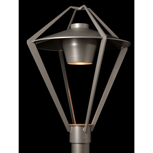 Stellar 1 Light 22.4 inch Coastal Burnished Steel Post Light