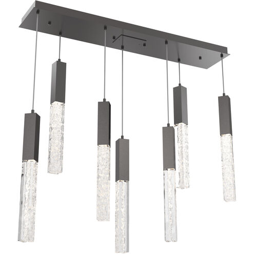 Axis LED 42.4 inch Graphite Linear Pendant Ceiling Light in 2700K LED, Multi-Port