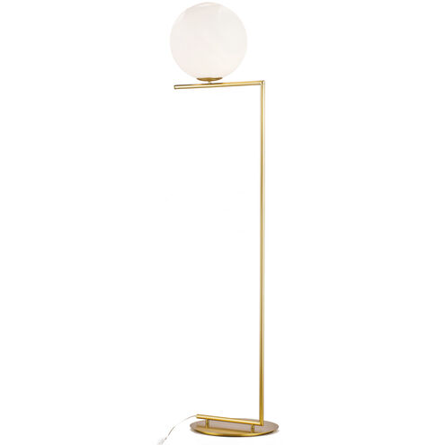 Canada 65 inch 4.00 watt Brass Floor Lamp Portable Light, Brass Iron Frame