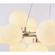 Canada LED 26.7 inch Shiny Nickel Chandelier Ceiling Light