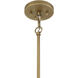 Elora 6 Light 24 inch Legacy Brass Pendant Ceiling Light