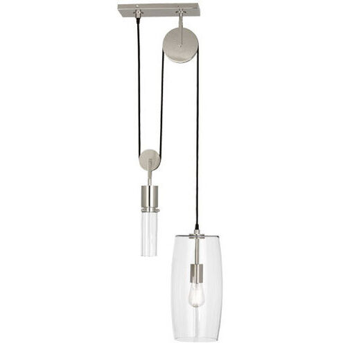 Gravity 1 Light 7.19 inch Polished Nickel Pendant Ceiling Light