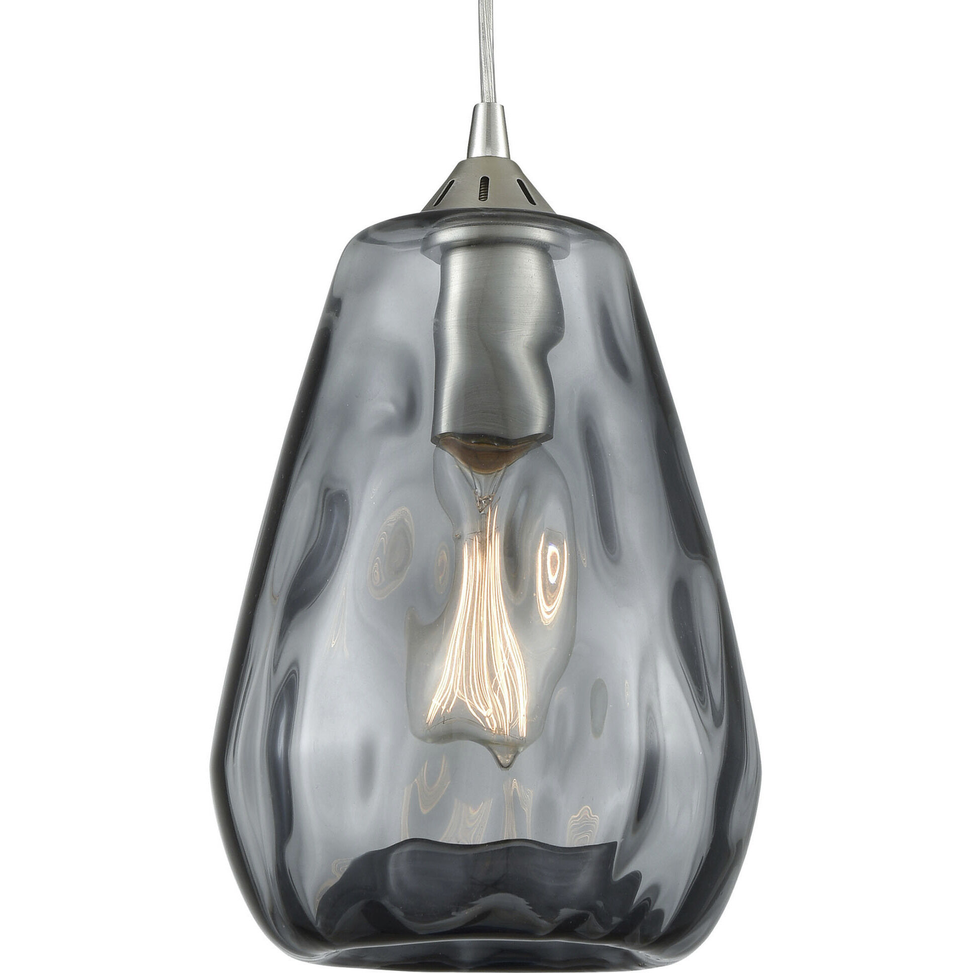 Tulare 1 Light 7 inch Satin Nickel Pendant Ceiling Light