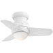 Spacesaver 26 inch White Ceiling Fan